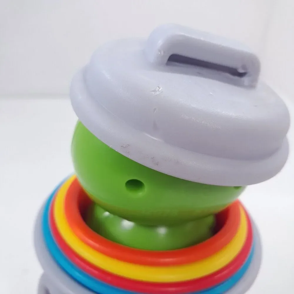Bright Starts Sesame Street Oscar the Grouch's Stacking Cans nesting baby toy